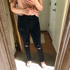 Express jean Legging distressed